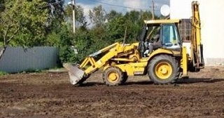 Выравнивание рельефа в Каменске-Уральском в октябре