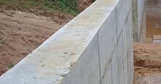 Строительство подпорной стенки из бетона в Каменске-Уральском в октябре